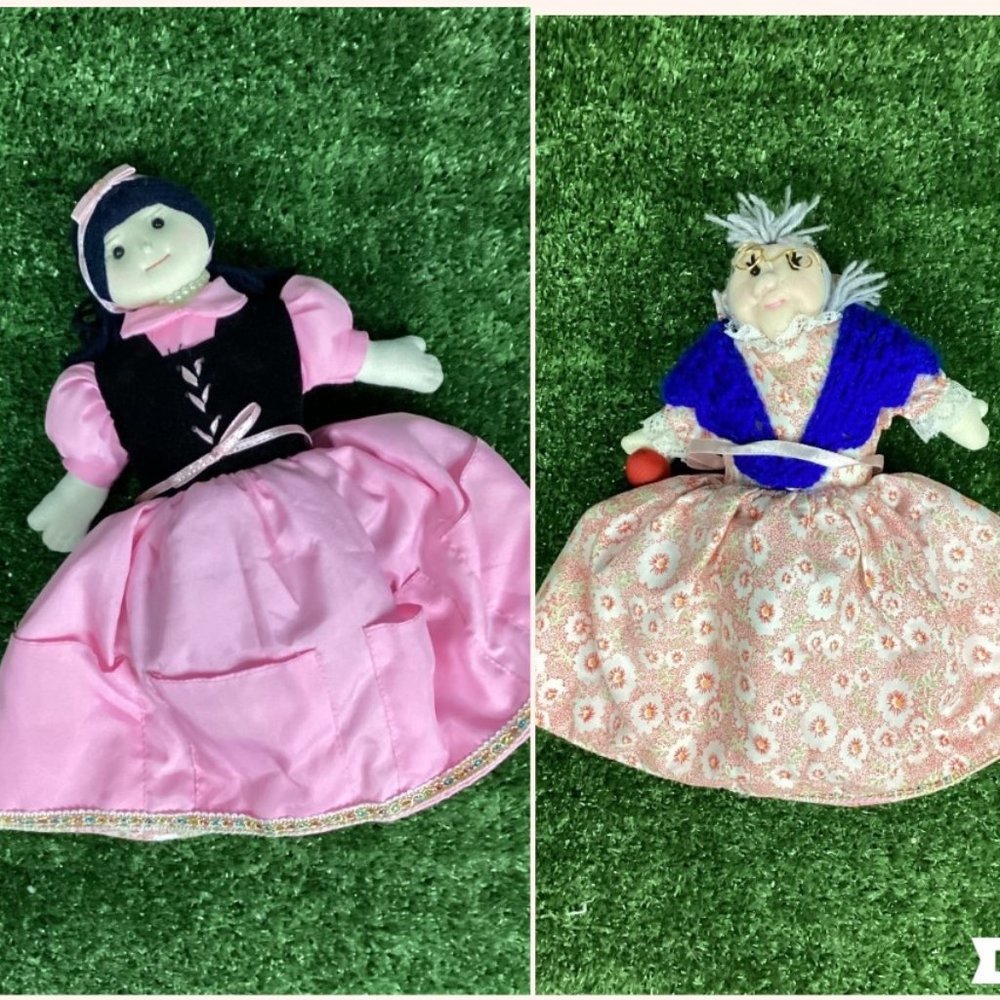 Vintage Topsy Turvy Doll Snow White Witch Flip Over Reversible